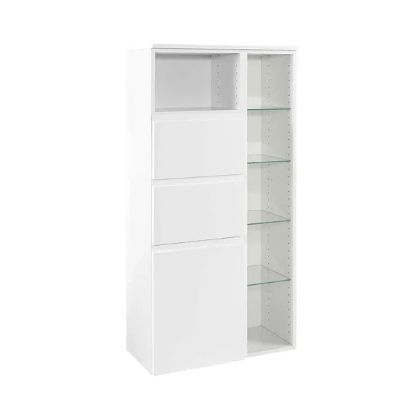 Bad Midischrank Concetada In Weiß Hochglanz 1