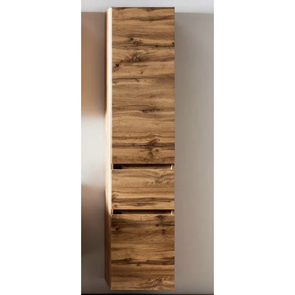 Bad Seitenschrank In Holz Optik Wildeiche – Iliam 3