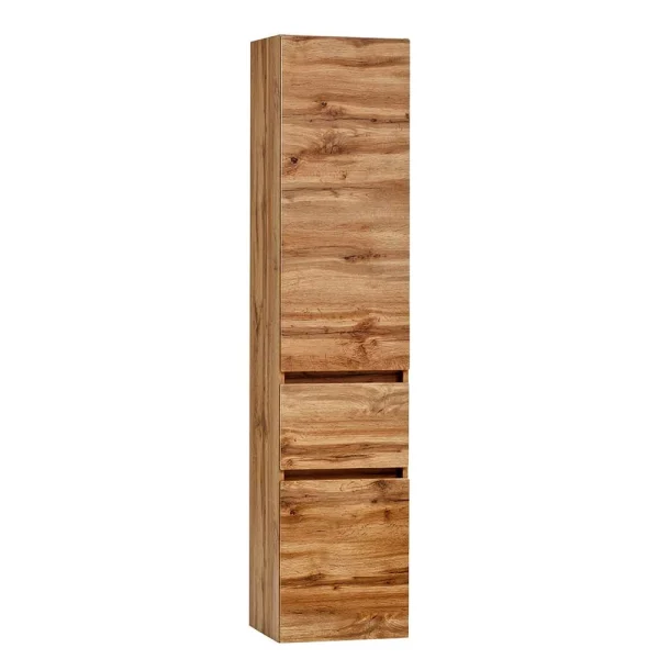 Bad Seitenschrank In Holz Optik Wildeiche – Iliam 4