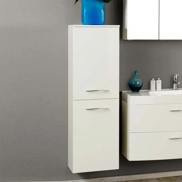 Bad Seitenschrank Datara In Weiß 3