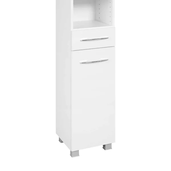 Badezimmer Beistellschrank In Weiß – Lartemo 6