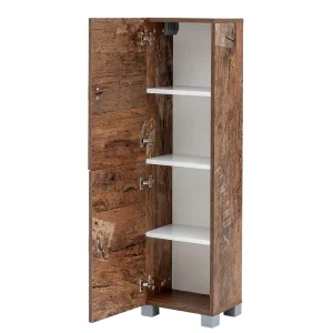 Badezimmer Design Schrank In Holz Optik – Arolina 16