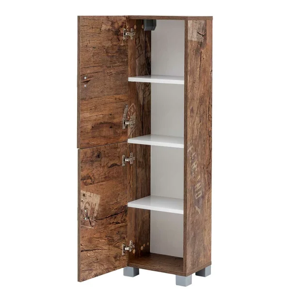Badezimmer Design Schrank In Holz Optik – Arolina 6