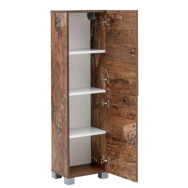 Badezimmer Design Schrank In Holz Optik – Arolina 7
