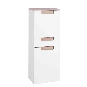 Badezimmer Hängeschrank Tymos In Weiß Hochglanz 8
