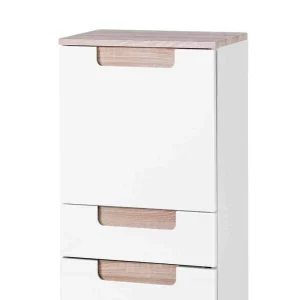 Badezimmer Hängeschrank Tymos In Weiß Hochglanz 10