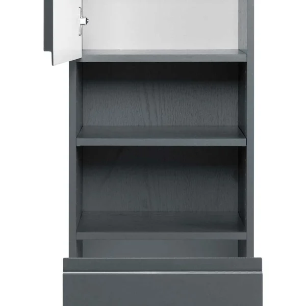 Badezimmer Hochschrank Blaxin In Anthrazit Hochglanz 6
