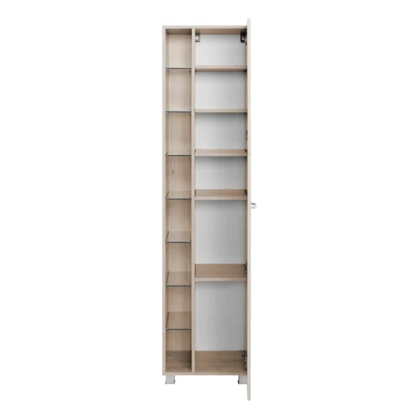 Badezimmer Hochschrank In Buchefarben – Mabeca 4