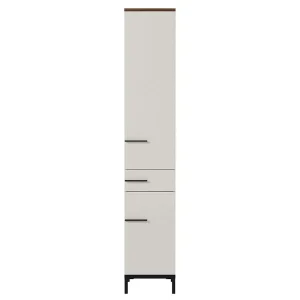 Badezimmer Hochschrank In Hellgrau – Dolida 10