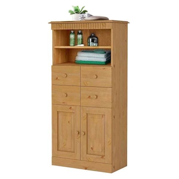 Badezimmer Holzschrank Im Landhausstil – Tujago 3