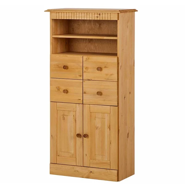 Badezimmer Holzschrank Im Landhausstil – Tujago 1