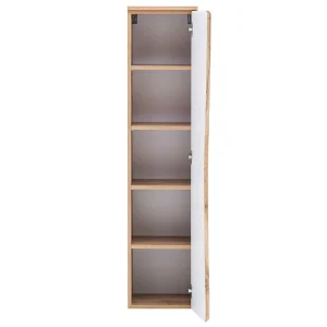 Badezimmer Midischrank Mit Tür Baumkante – Tofias 16
