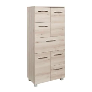 Badezimmer Schrank Im Buche Dekor – Mabeca 9