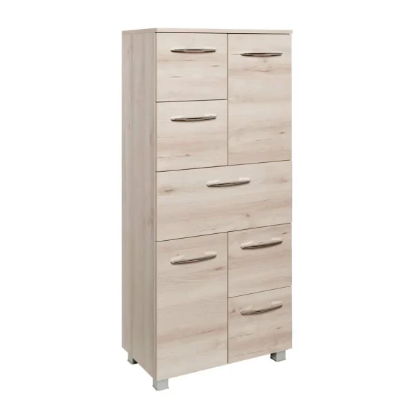 Badezimmer Schrank Im Buche Dekor – Mabeca 1
