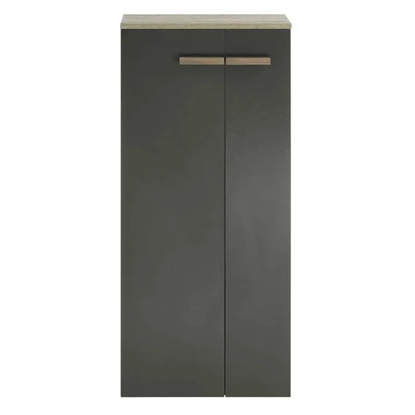 Badezimmer Schrank In Anthrazit & Eiche – Inlenzia 5