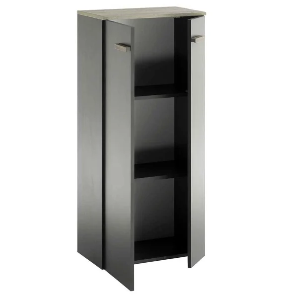 Badezimmer Schrank In Anthrazit & Eiche – Inlenzia 7