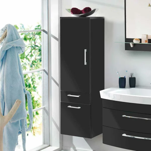 Badezimmer Schrank Boisan Mit Metall-Griffen 3