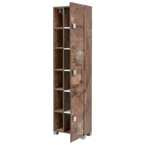 Design Bad Hochschrank Mit 6 Regalfächern – Arolina 11