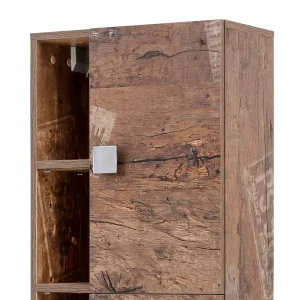 Design Bad Hochschrank Mit 6 Regalfächern – Arolina 13