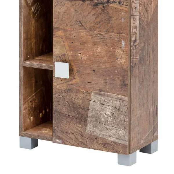 Design Bad Hochschrank Mit 6 Regalfächern – Arolina 6