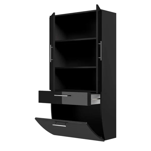 Doppeltüriger Bad Hochschrank Lieda Hängend 6