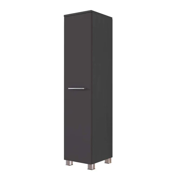 Grauer Badezimmer Schrank Mit 130cm Höhe – Veys 1