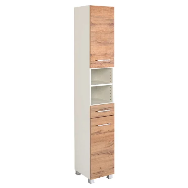 Günstiger Badezimmer Hochschrank 30x180x35 Cm – Tonra 3