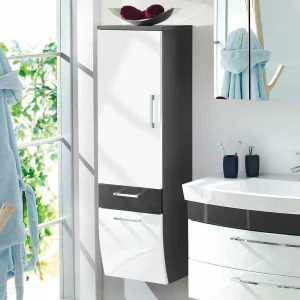 Halbhoher Badschrank Boisan Für Hängende Wandmontage 9
