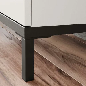 Halbhoher Badschrank In Hellgrau – Dolida 14