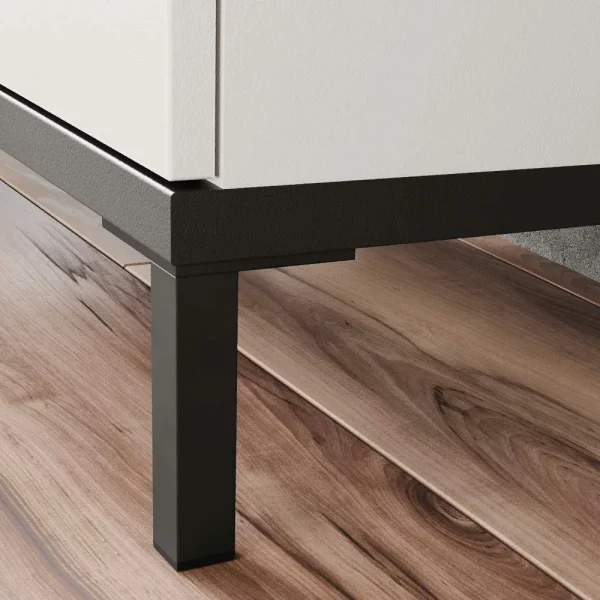 Halbhoher Badschrank In Hellgrau – Dolida 5