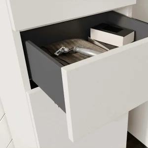 Halbhoher Badschrank In Hellgrau – Dolida 18