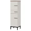 Halbhoher Badschrank In Hellgrau – Dolida 20