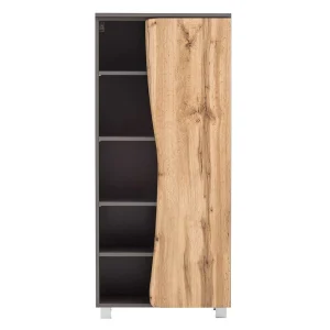 Halboffener Badschrank In Wildeiche Optik – Tofias 12