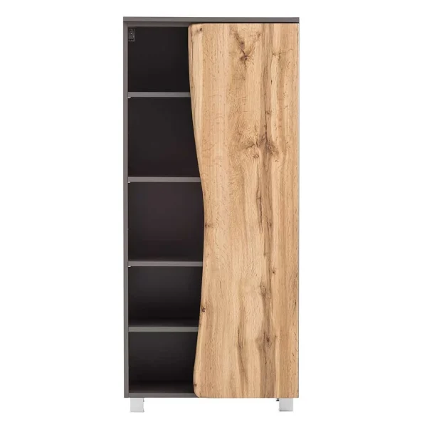 Halboffener Badschrank In Wildeiche Optik – Tofias 4