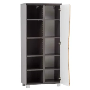 Halboffener Badschrank In Wildeiche Optik – Tofias 14