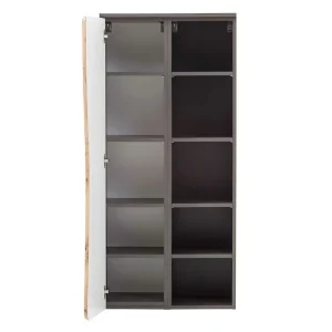Halboffener Badschrank In Wildeiche Optik – Tofias 16