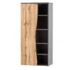 Halboffener Badschrank In Wildeiche Optik – Tofias 20