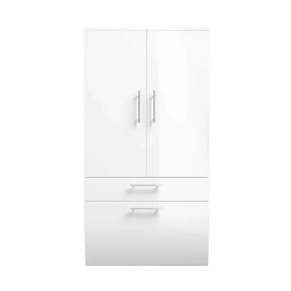 Hochglanz Badschrank Klaudios Mit Doppeltür Schublade Klappe 5