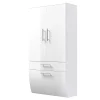 Hochglanz Badschrank Klaudios Mit Doppeltür Schublade Klappe 20
