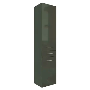 Hochglanz Badschrank Hängend Mladen In Dunkelgrau 8
