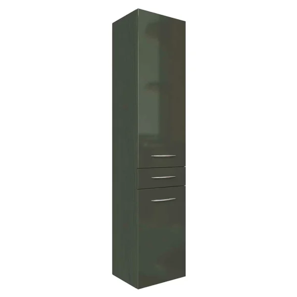 Hochglanz Badschrank Hängend Mladen In Dunkelgrau 3