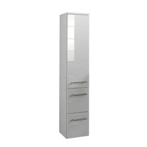 Hochglanz Hochschrank Veverino In Weiß 9