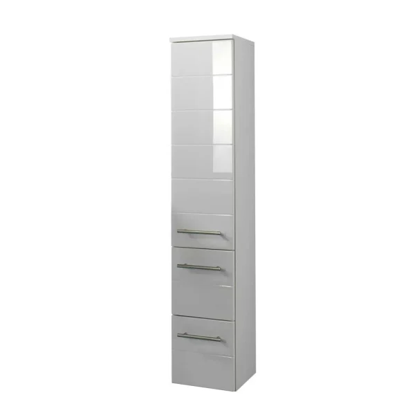 Hochglanz Hochschrank Veverino In Weiß 1