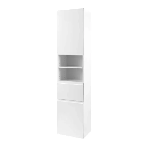 Hochglanz Hochschrank Concetada In Weiß 1