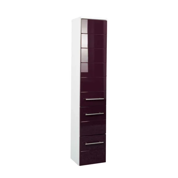 Hochschrank Laydia In Aubergine Hochglanz 3