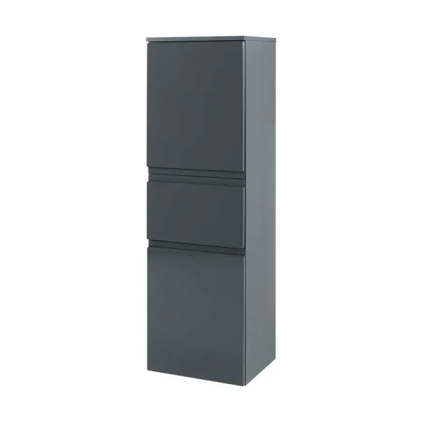 Hochschrank Blaxin In Graphit Grau Hochglanz 1