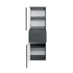 Hochschrank Blaxin In Graphit Grau Hochglanz 7