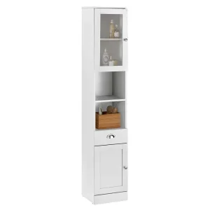 Hochschrank Mit Glastür & Tür & Schublade – Gorgona 10