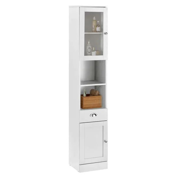 Hochschrank Mit Glastür & Tür & Schublade – Gorgona 3