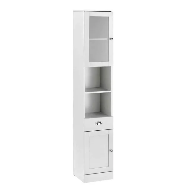 Hochschrank Mit Glastür & Tür & Schublade – Gorgona 1